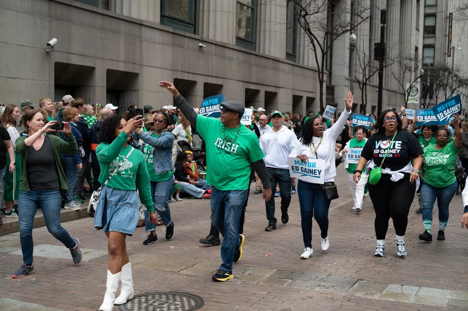 Thousands flock Downtown for 2025 St. Patrick's Day Parade - Pittsburgh ...