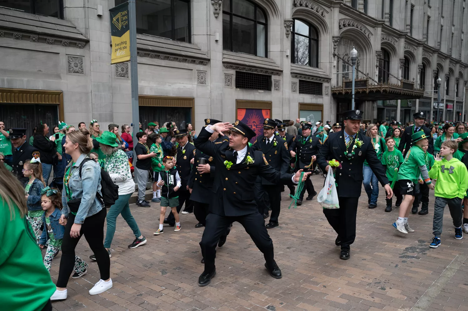 Thousands flock Downtown for 2025 St. Patrick's Day Parade - Pittsburgh ...