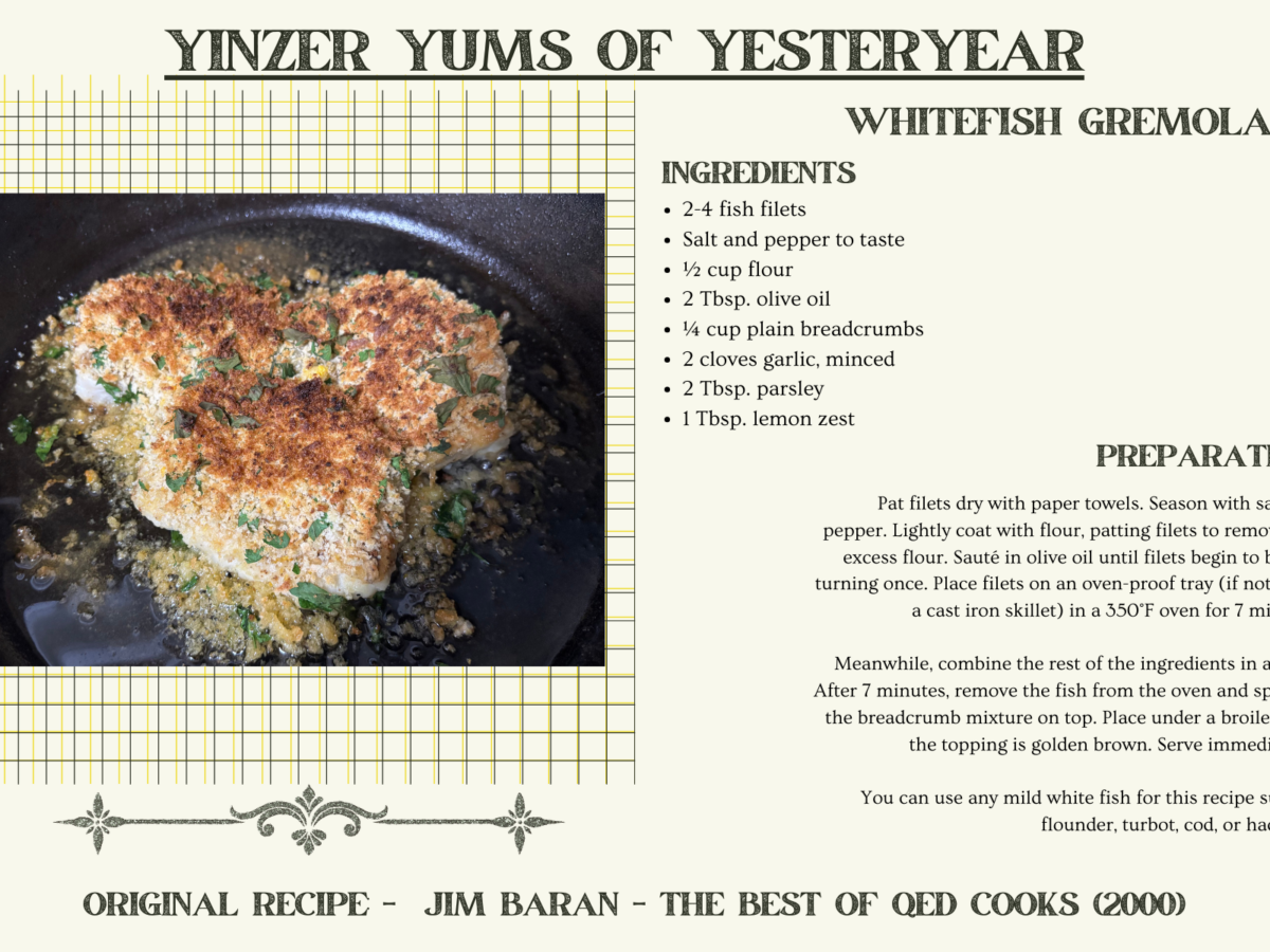 Yinzer Yums of Yesteryear: Friday fish “fry” at home