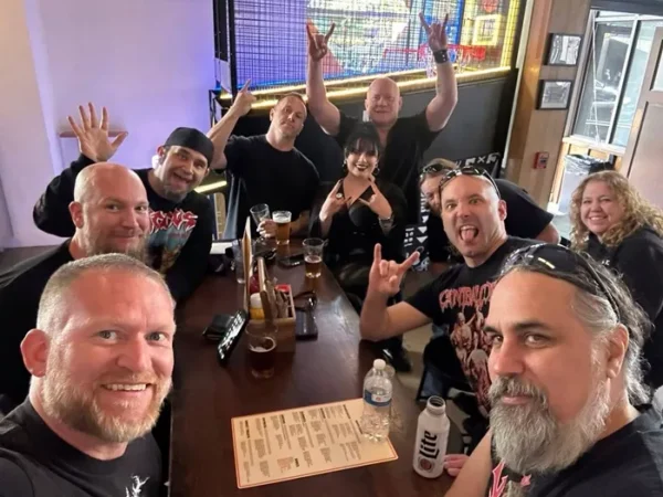 Two metalheads wed in the pit of a Pittsburgh Cannibal Corpse show