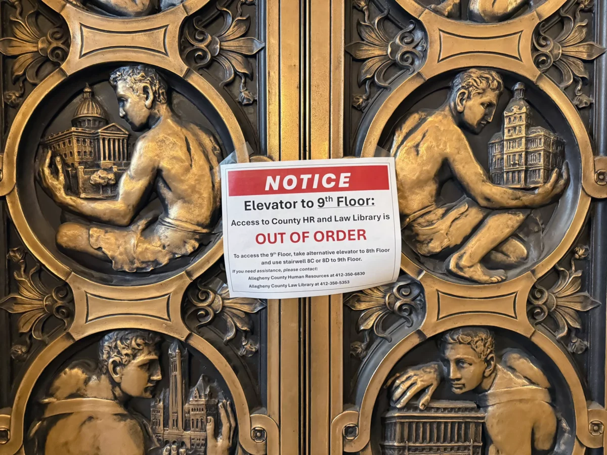 Broken elevators on Grant St. reflect a lack of clarity about who maintains the aging structure