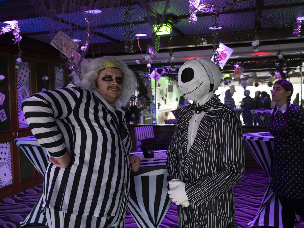 Getting spooked at The Nightmare Bar