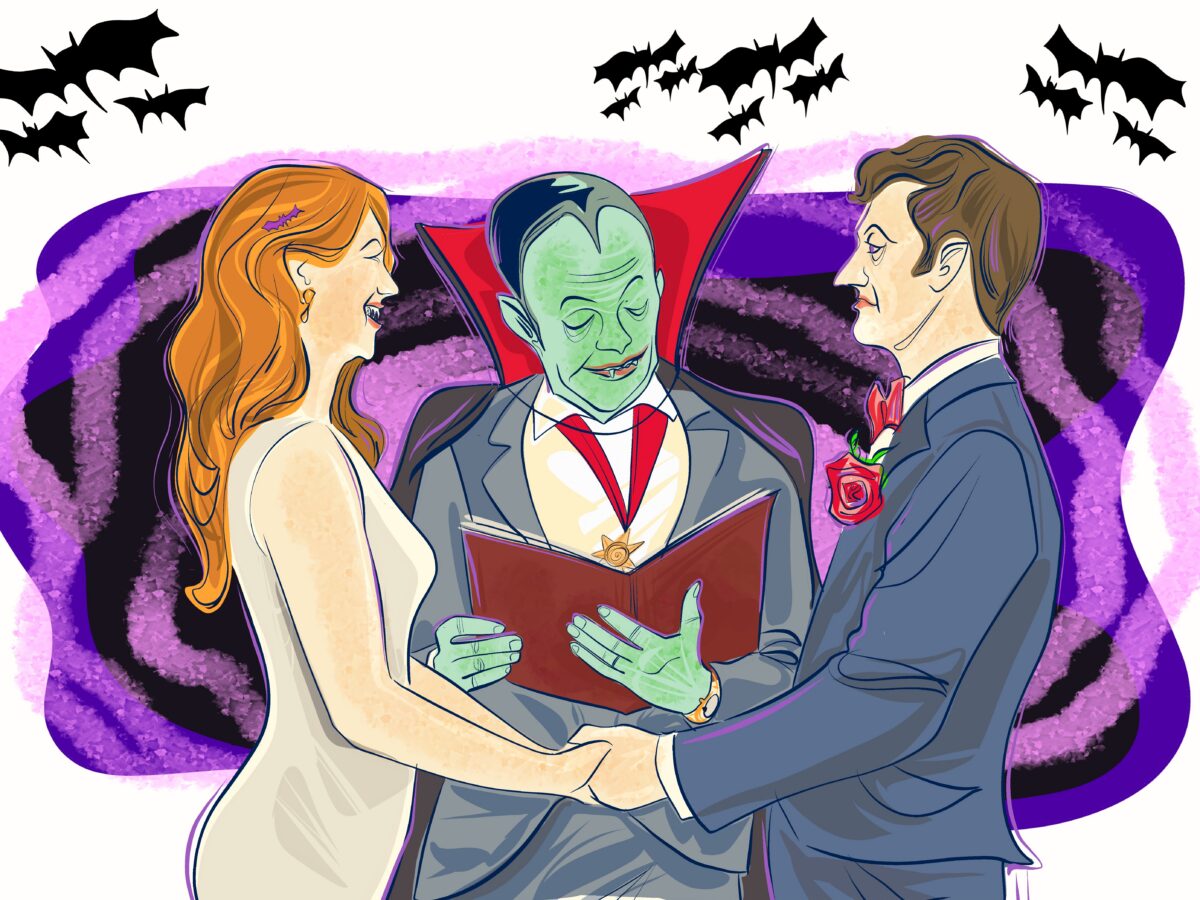 Let Dracula officiate your wedding at New Hazlett