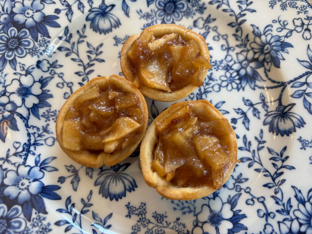 My completed mini apple pies