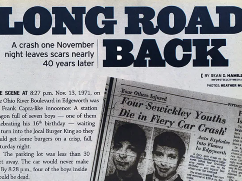 Print from the Past: A tragic Sewickley car crash echoes nearly 40 years later