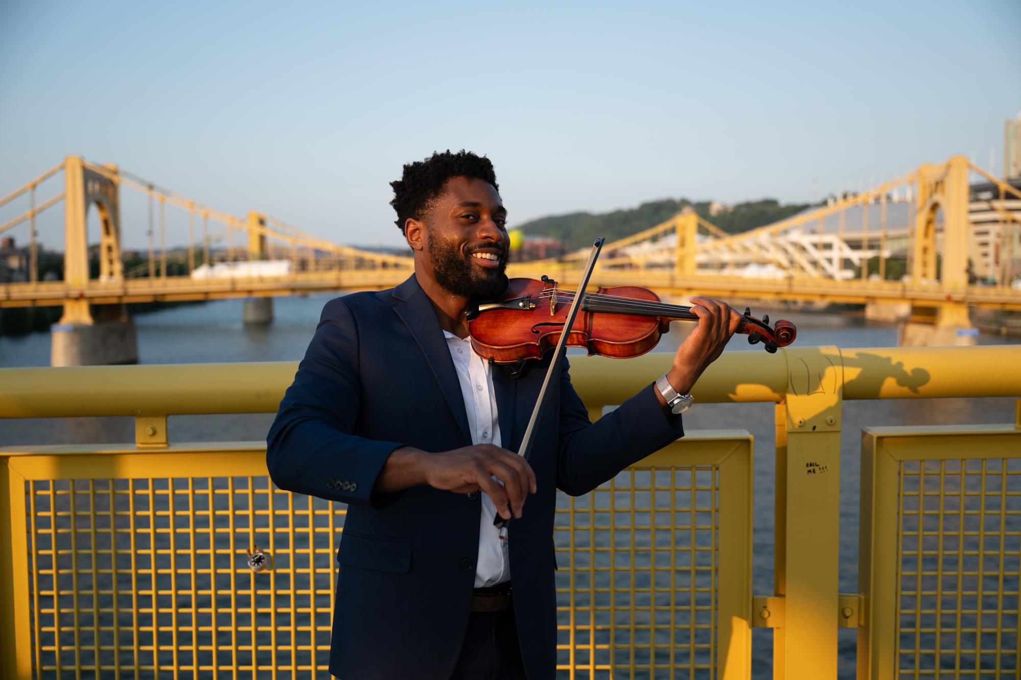 Manny Apea busts genres for a “modern twist” on playing violin