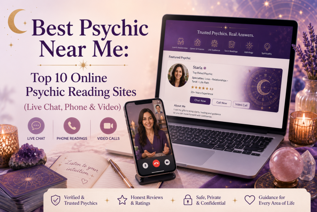 Best Psychic Near Me: Top 10 Online Psychic Reading Sites (Live Chat, Phone & Video)