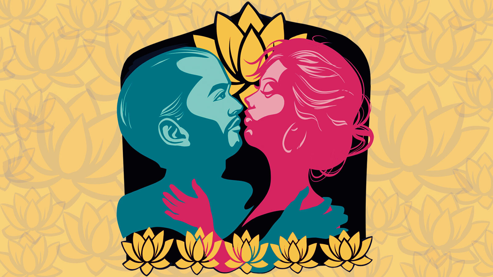 This spicy yoga class for polyamorous couples opens up more than chakras